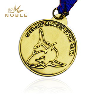 Zinc Alloy Swimming Medal For Gift