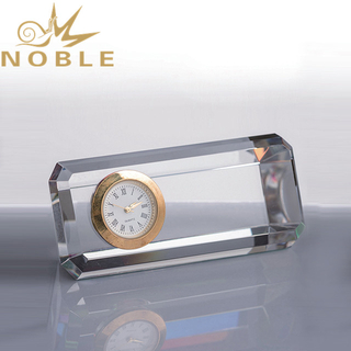 High Quality Crystal Gifts Crystal Clock