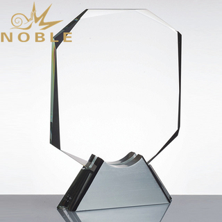 High Quality Crystal Recognition Plaques with Aluminum Base