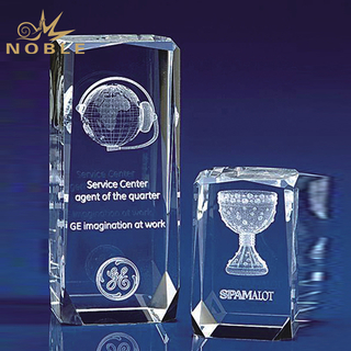 3d Laser Engraved Crystal Cube