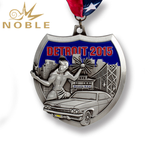 Silver Plated Metal Medal