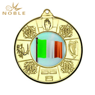 Four Provinces Medal (1in Centre) - Gold 2in