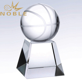 Sports Award Crystal Basketball Trophy 