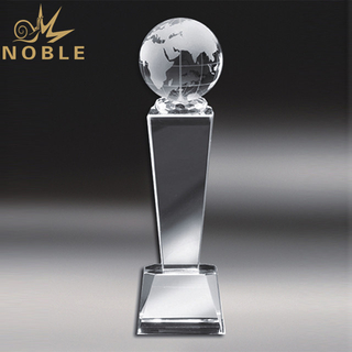 Blank Corporate Crystal Globe Award