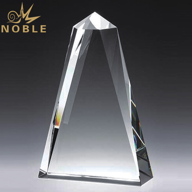 Triangle Blank Crystal Award