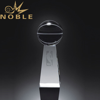 Crystal Basketball Trophy