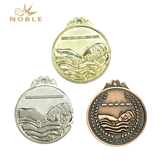 Swimming Sports Design Medal