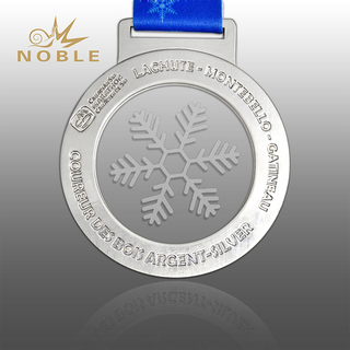New Sports Blank Metal Custom Silver Medal