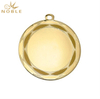 Round Gold Metal Blank Medal