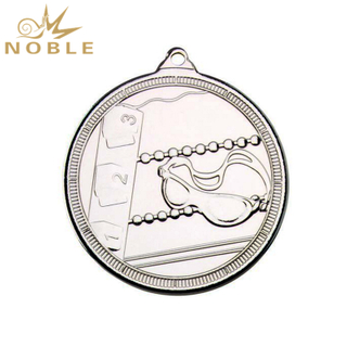 New Design Metal Silver Running Medal