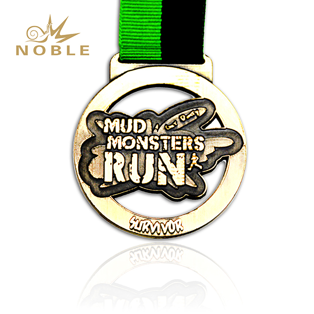 Die Cast Running Award with Ribbon
