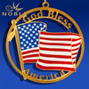 2019 Metal Custom Flag Medal