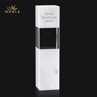 3D Laser Engraved Crystal Cube Award