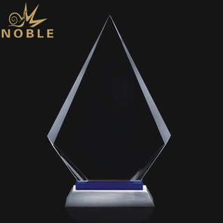 Noble Custom Crystal Peak Award with Metal Base