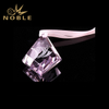 Pink Engravable Crystal Ornaments as Home Decoration
