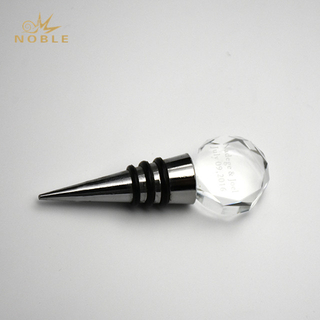 Custom Engraved Crystal Wine Stopper