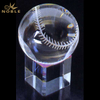 k9 Clear Sports Crystal Baseball Award