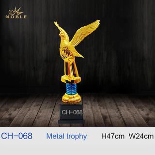 Gold Metal Eagle Trophy