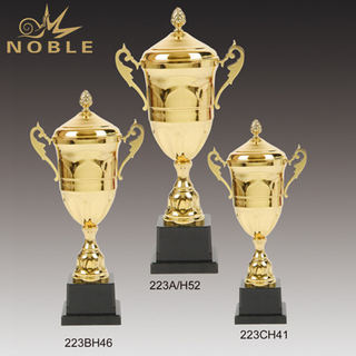 Metal Gold Sports Trophy with Black Base Dance Competition Star Trophy