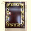 Gold Wave Wood Plaque Shield 
