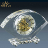 Noble Custom Crystal Clock Award