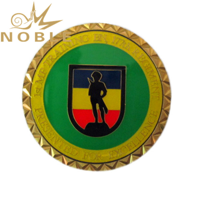 Color Filling Metal Coin