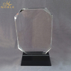 k9 Crystal Shield Award With Black Base