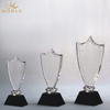 Three Sizes Crystal Shield Award On Base
