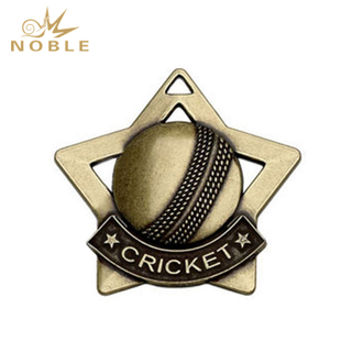 Bronze Mini Stars Cricket Medal