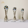 Silver Plated Soccer Sports Metal Trophy Cup 