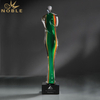 Artisan Award Art Hand Blown Glass Trophy 