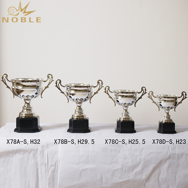 Four Sizes Silver Sports Trophy Cup