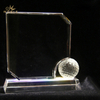 Blank Golf Ball Crystal Plaque Award