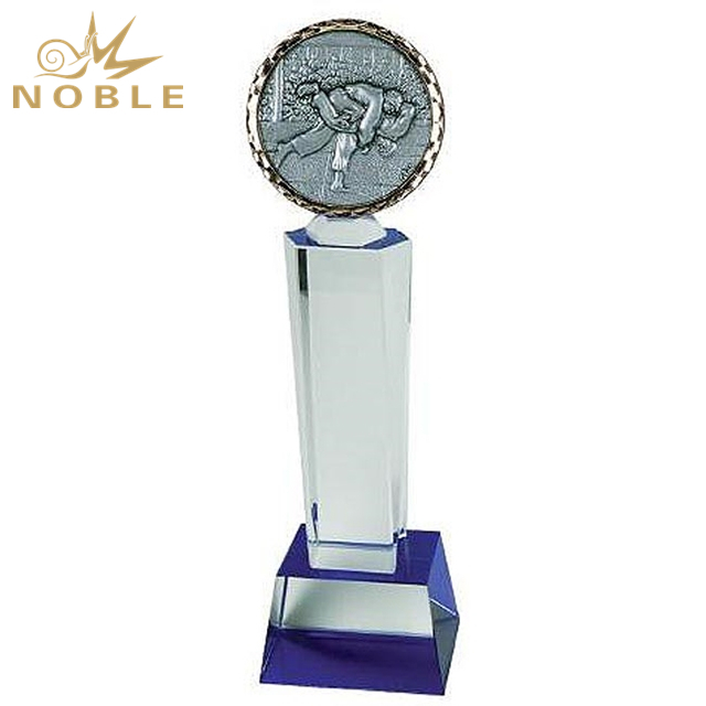 Medal Range On A Tall Crystal Collumn