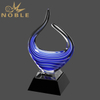 Blue Reflections Crystal Art Glass Award