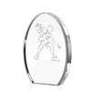 Oval Shape Acrylic Award 