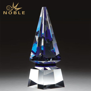 Custom Made Business Crystal Diamond Trophy