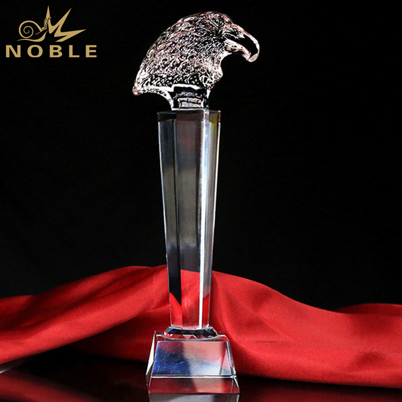 Hot Sale Crystal Eagle Trophy