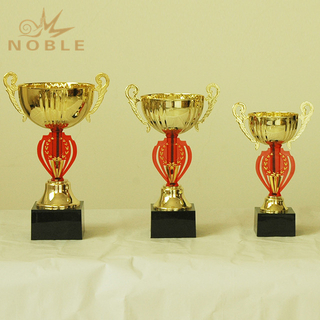 Noble Metal Bowl Trophy As Sport Awards with Black Base