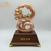 Chinese Character Metal Office Home Table Decoration Gifts