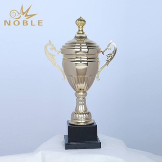 Noble Metal Trophy Cup with Black Base