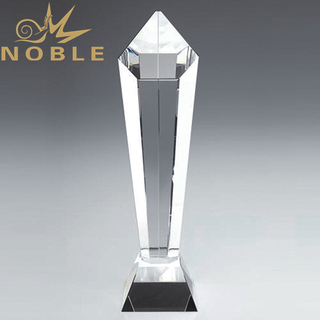 Custom Engraving Crystal Tower Award