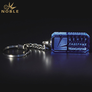 3d Laser Engraving Custom Shape Crystal Keychain