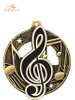 Music Theme Custom Design Medal