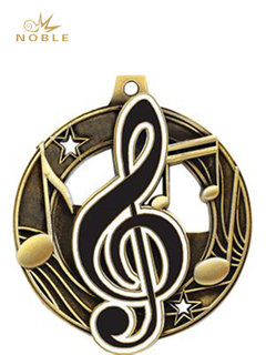 Music Theme Custom Design Medal