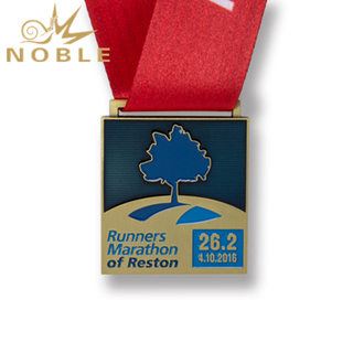 Custom Marathon Metal Running Medal
