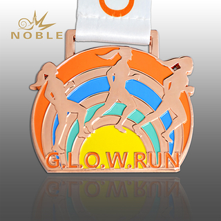 Unique Design Running Metal Medal
