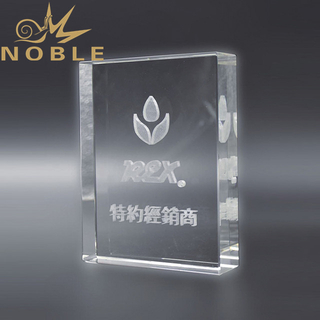 Custom Crystal 3d Laser Block 