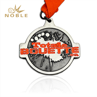 Unique Design Silver Metal Medal