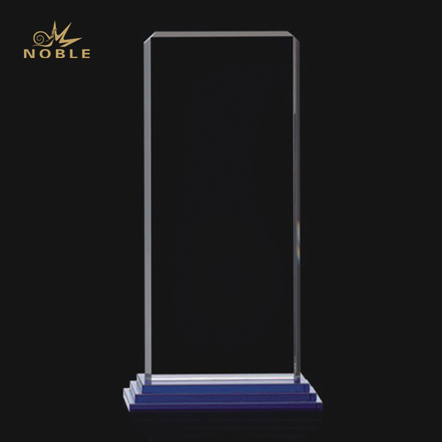 Rectangle Shape Blank Crystal Plaque Trophy